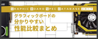 グラフィックボードの分かりやすい性能比較まとめ