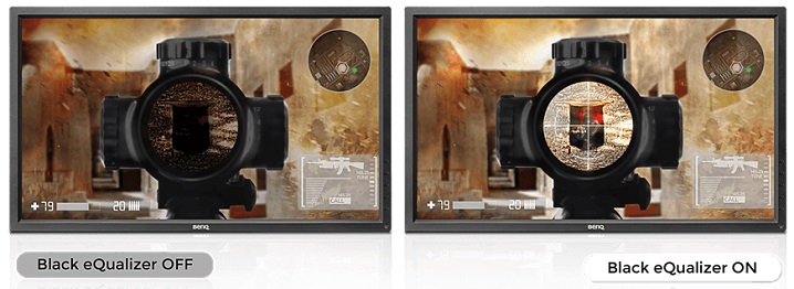【ゲーミングモニターの解説】BenQ Black eQualizerの有無