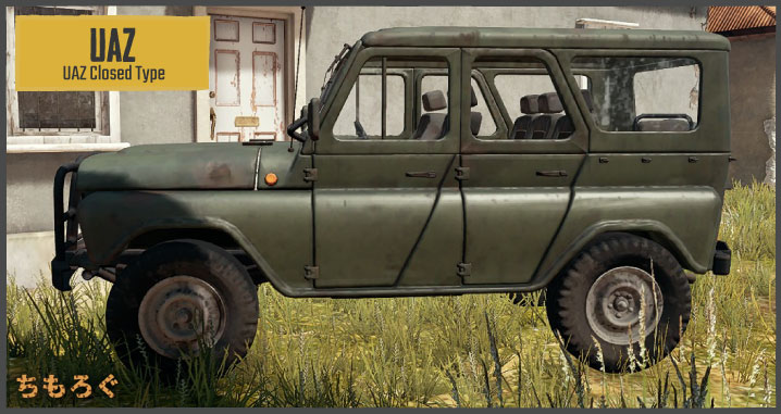 Pubg 車両 全11種の基本性能や速度まとめ ちもろぐ