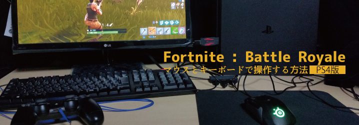 Ps4版fortnite Battle Royaleをマウスとキーボードで操作する方法 ちもろぐ