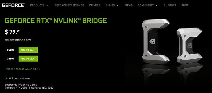 NVLink Bridge」をNVIDIA公式通販から購入してみた。 | ちもろぐ