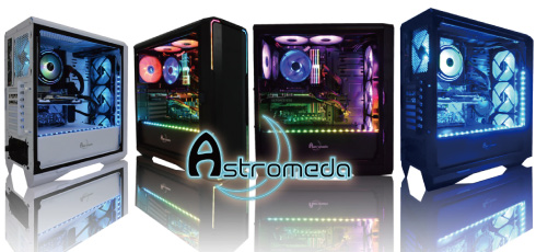 「Astromeda」は日本初の光るゲーミングPCブランド