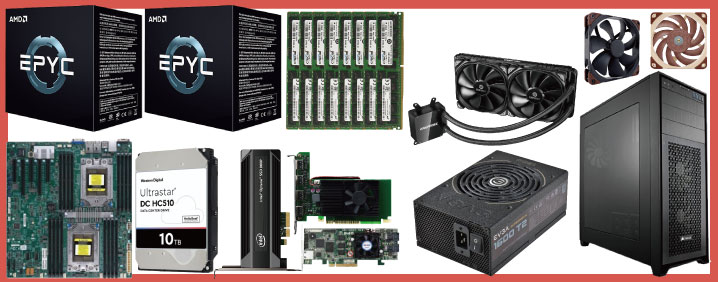 【200万円】 64コア / 128スレッドのAMDワークステーション