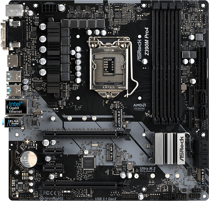 PCパーツAsrock z390M Pro4 ほぼ新品 microATX