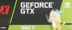 GTX 1660 Tiの平均パフォーマンス