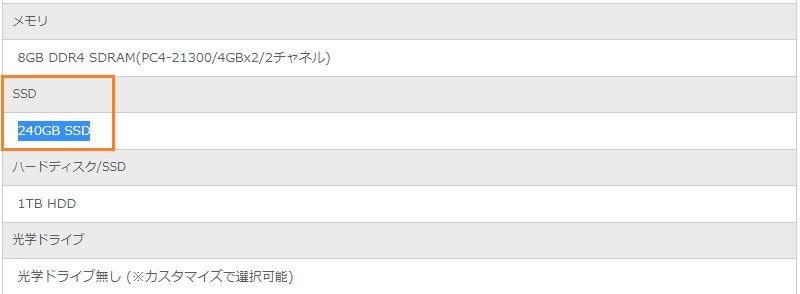 型番がない場合は要注意
