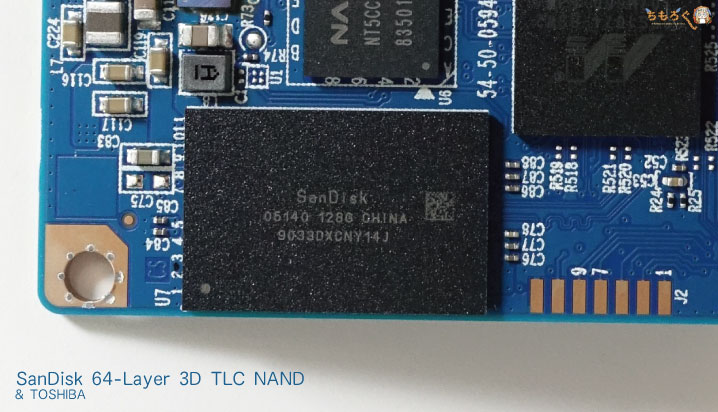 WD Blue 3DのNANDフラッシュはSanDisk製