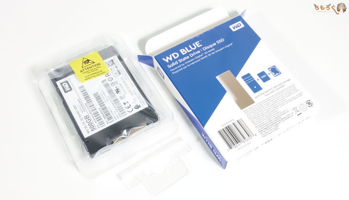 WD Blue 3D SSDを開封レビュー