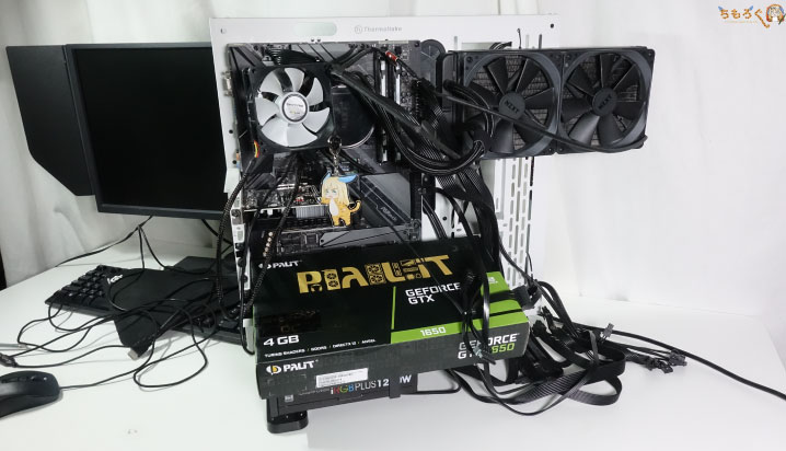 テスト環境と用意したグラボ