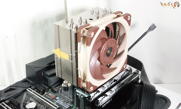 Noctua NH-U12Aの取り付け