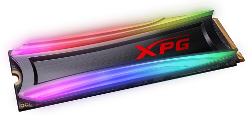 LEDで光るデザインが美しい「XPG SPECTRIX S40G」