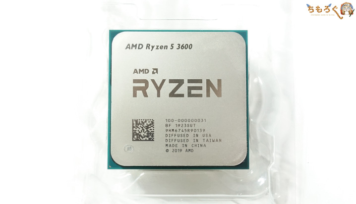 AMD Ryzen 5 3600 3.6GHz 6/12スレ 35MB 65W