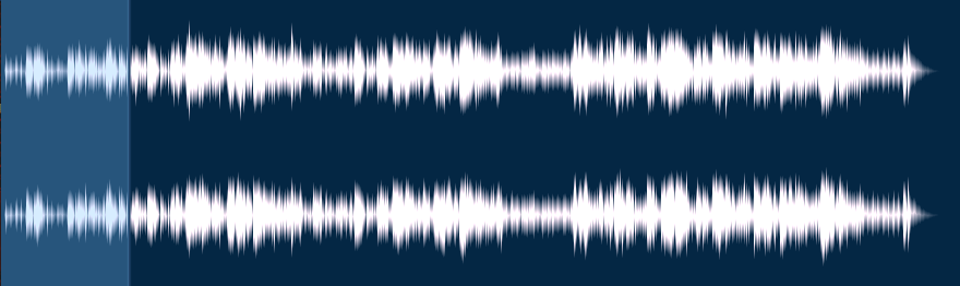 検証に使用した音源の波形