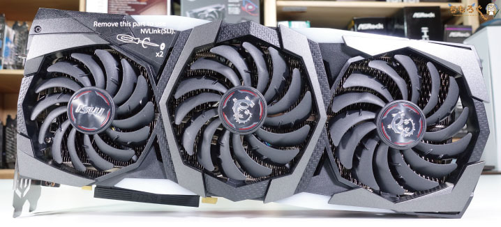 MSI RTX 2080 SUPER GAMING X TRIOをレビュー（ボード外観）