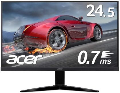 1. PS4向けでコスパ最強 「Acer KG251QGbmmix」