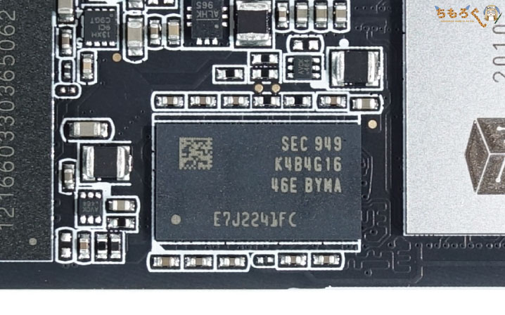 ADATA XPG SX8200 Pro 1TBをレビュー（基板コンポーネント）