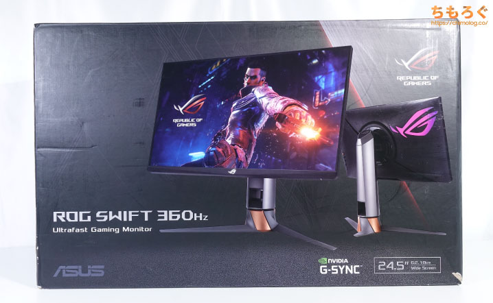 ROG Swift 360Hz PG259QNをレビュー:世界初の360 Hzゲーミング