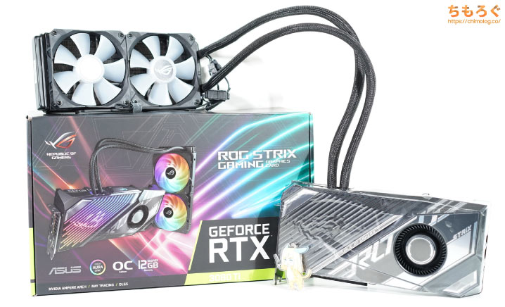 ROG STRIX RTX3080TI 12G GAMING 簡易水冷補助電源コネクタ8ピン×3