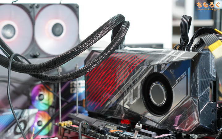 ROG-STRIX-LC-RTX3080TI-O12G-GAMINGレビュー：400Wを徹底的に冷やす 