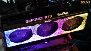 Palit RTX 3070 Ti GameRock OCをレビュー：派手に光る冷える高性能 