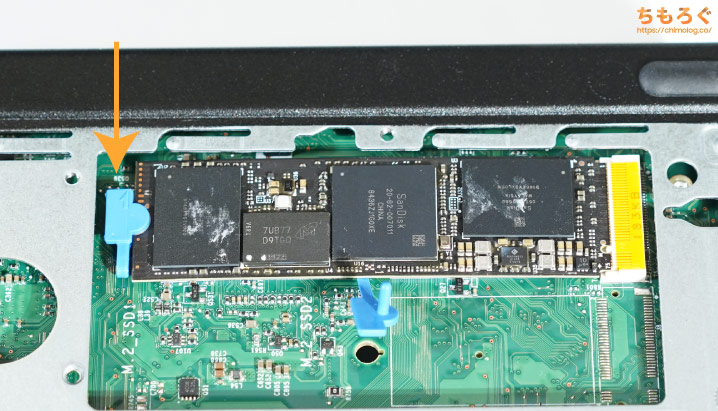 M75q Tiny Gen2のNVMe SSDを交換する