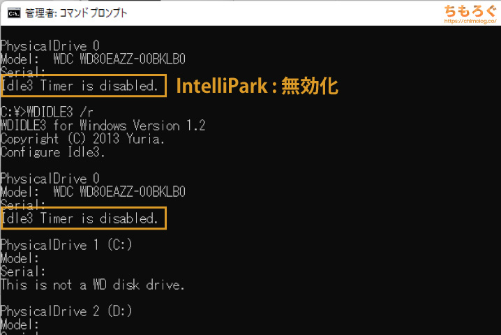 WD80EAZZをレビュー：IntelliPark