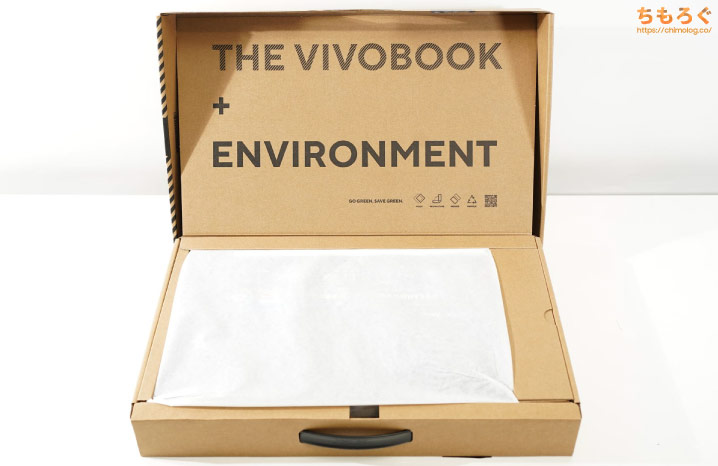 Vivobook Pro 15 OLED（M6500)をレビュー（開封）