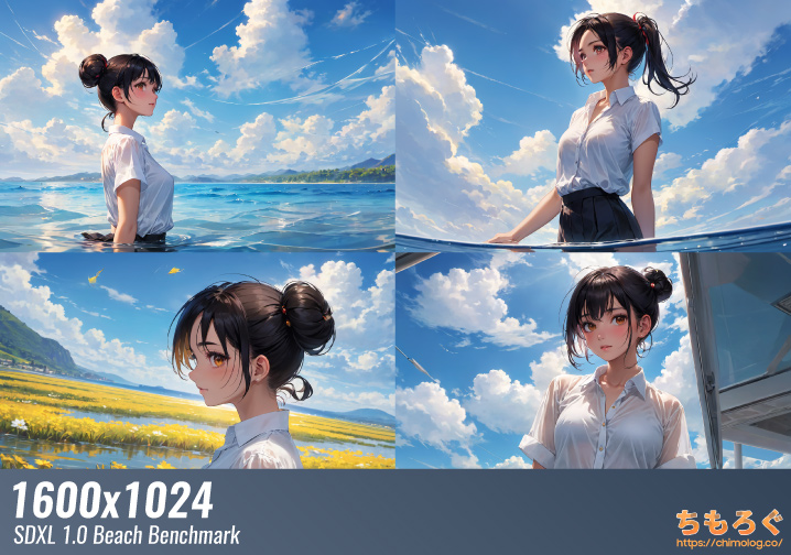 1600x1024:SDXL 1.0 Benchmark