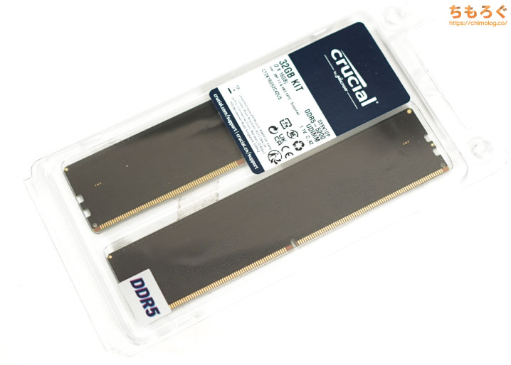 DDR5-4800メモリ（32 GB）