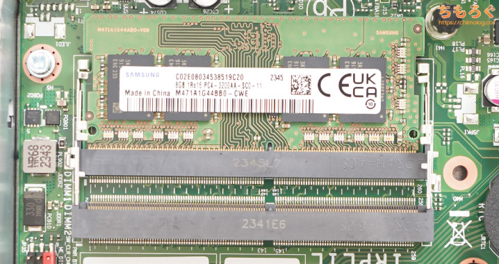 IdeaCentre Mini Gen 8をレビュー（SODIMM）