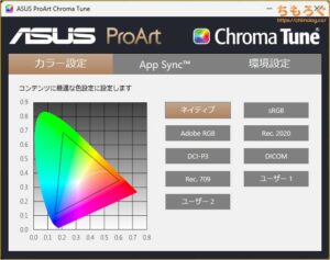 ASUS ProArt PA279CRVをレビュー（ProArt Chroma Tune）