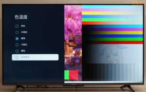 Xiaomi TV A Pro 43 2025 レビュー（OSD設定画面）
