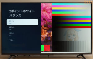 Xiaomi TV A Pro 43 2025 レビュー（OSD設定画面）