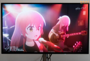 KTC G27P6S OLEDレビュー（SDRコンテンツの表示例）