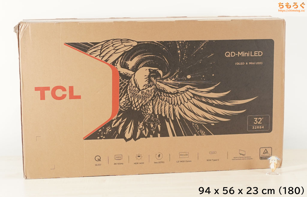 TCL 32R84 レビュー(開封)