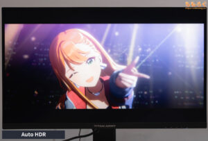 TITAN ARMY P275MS+レビュー（HDRコンテンツの表示例）