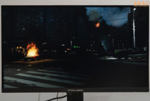 TITAN ARMY P275MS+レビュー（SDRコンテンツの表示例）