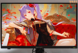 IODATA EX-GDQ271JLAQレビュー（SDRコンテンツの表示例）