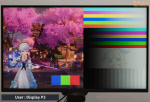 MSI MAG 274QPF X30MVレビュー（カラープロファイルの比較）