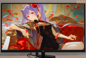 KTC H25X7レビュー（SDRコンテンツの表示例）
