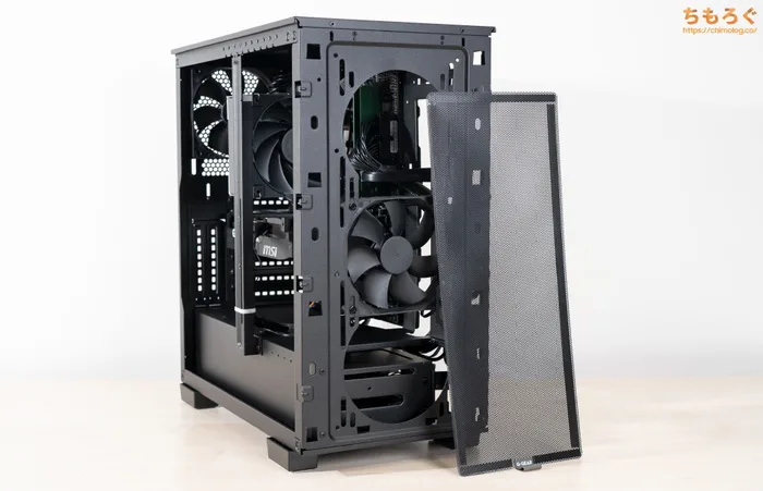 ツクモ G-GEAR（9800X3D）のケースファン