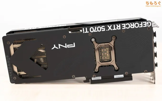 PNY RTX 5070 Ti Overclocked Triple Fan(写真)