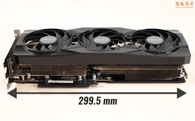 PNY RTX 5070 Ti Overclocked Triple Fan(写真)