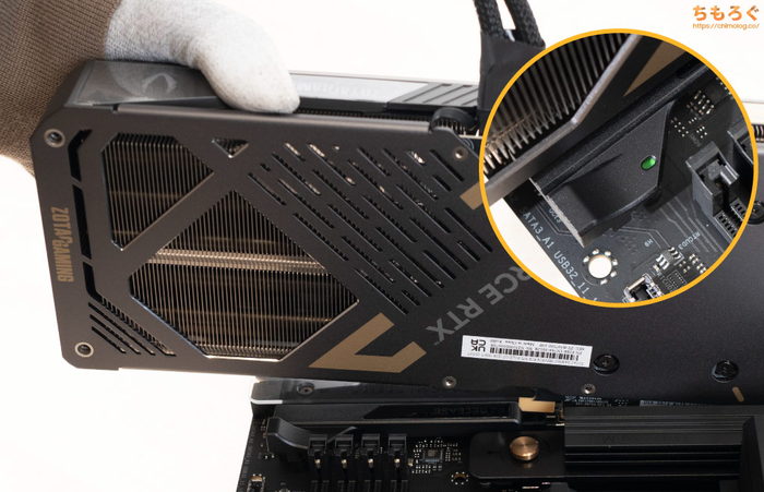 ASRock X870 Taichi Creator PCIeスロット 写真