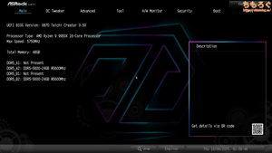 ASRock X870 Taichi Creator（UEFI BIOS画面）