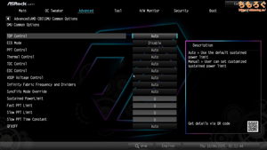 ASRock X870 Taichi Creator（UEFI BIOS画面）