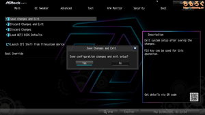 ASRock X870 Taichi Creator（UEFI BIOS画面）