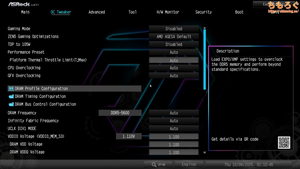 ASRock X870 Taichi Creator（UEFI BIOS画面）