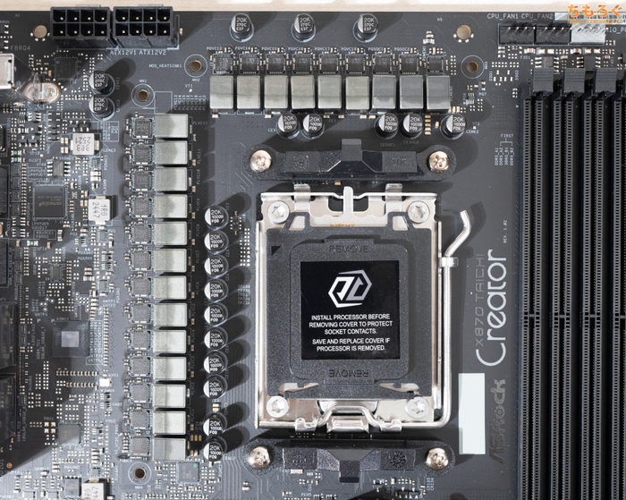 ASRock X870 Taichi Creator VRM 基板 画像