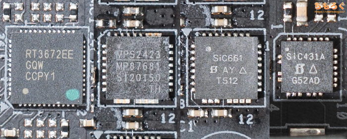 ASRock X870 Taichi Creator MOSFET 画像